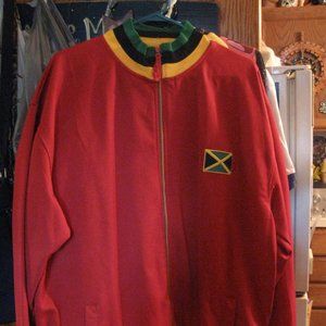 Jamaica Reggae Colors Zip Track Sweatshirt